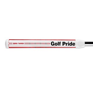 Golf Pride Zero Taper Round Putter Grip, Medium, Red