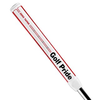 Golf Pride Zero Taper Round Putter Grip, Medium, Red