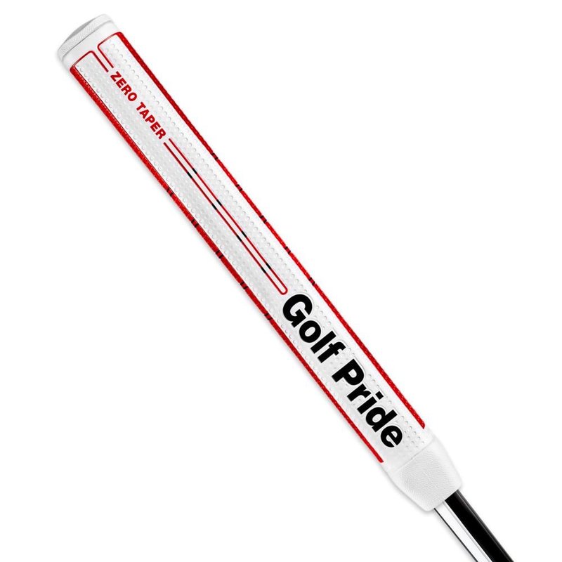 Golf Pride Zero Taper Round Putter Grip, Medium, Red