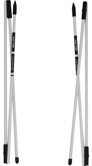 Masters Golf Masters Tri-Fold Drill-Stix Training Alignment Sticks 3pc White