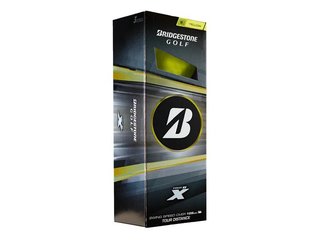 Bridgestone Tour B X golf balls 2026, yellow