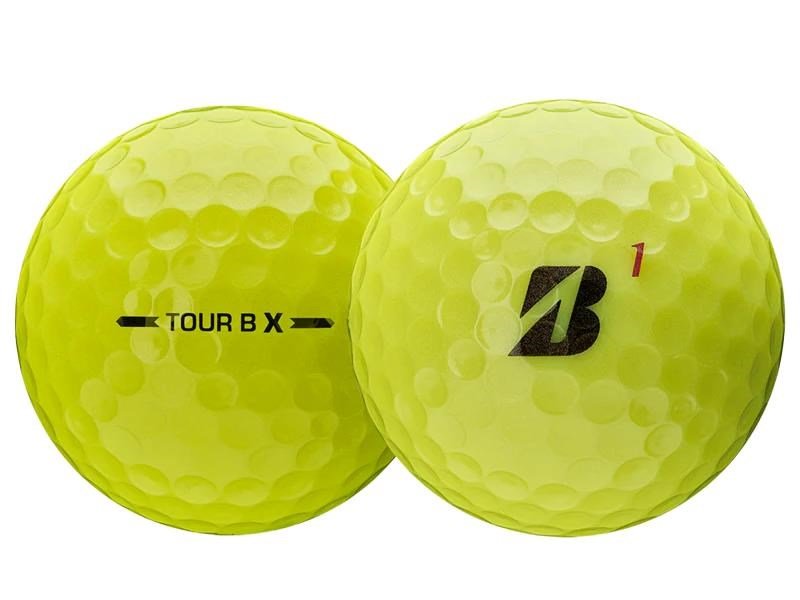 Bridgestone Tour B X golf balls 2026, yellow