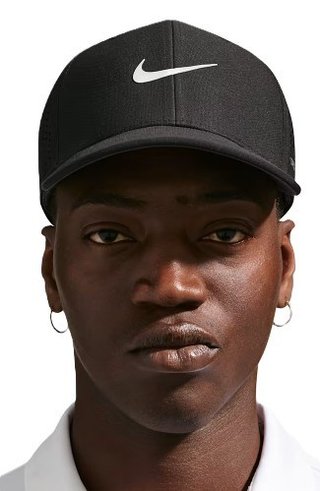 Nike Rise unisex golf cap, black