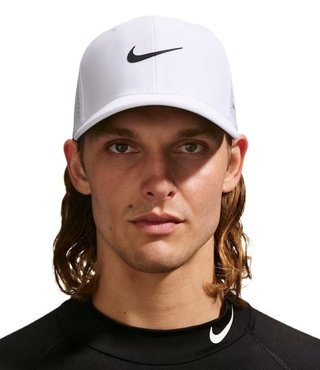 Nike Rise unisex golf cap, white