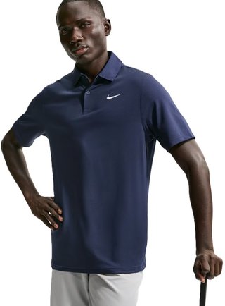 Nike Velocity Dri-FIT men's polo, college navy/white