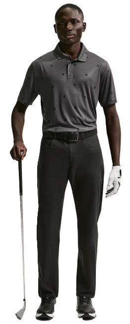 Nike Par men's polo, anthracite/black