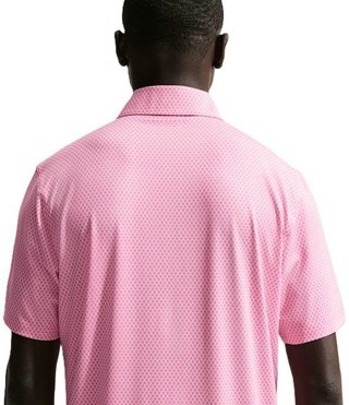 Nike Velocity men's polo, pink foam/peony/black