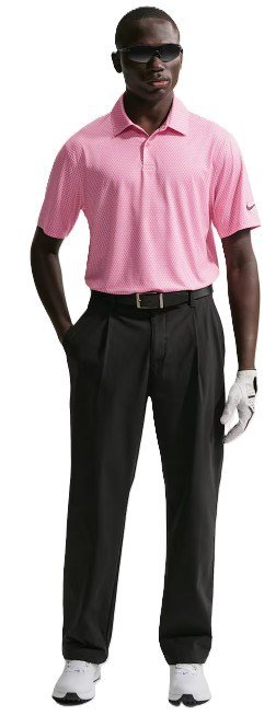 Nike Velocity men's polo, pink foam/peony/black