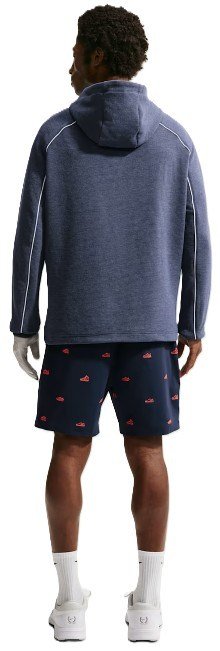 Nike Par men's shorts, navy/hot lava/black