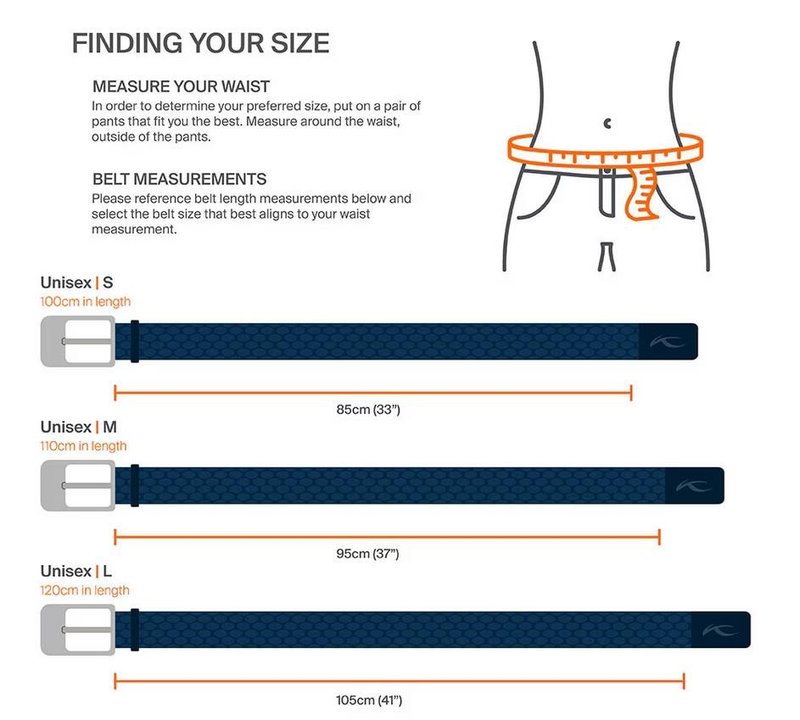 KJUS Amata Stripe unisex belt, alloy