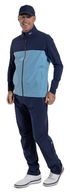 KJUS Rain Rescue 2.0 men's jacket, atlanta blue/atlas blue