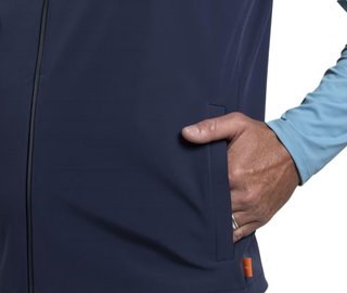 KJUS Downswing Wind men's vest, atlanta blue