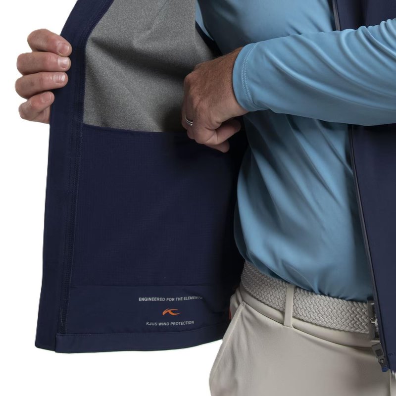KJUS Downswing Wind men's vest, atlanta blue