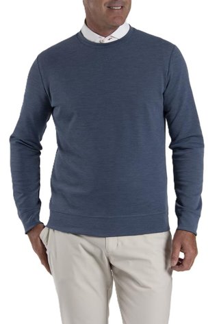 KJUS Essentials Crew Neck men's sweatshirt, riverbank/atlanta blue