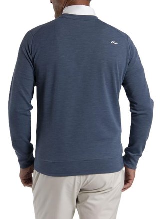 KJUS Essentials Crew Neck men's sweatshirt, riverbank/atlanta blue