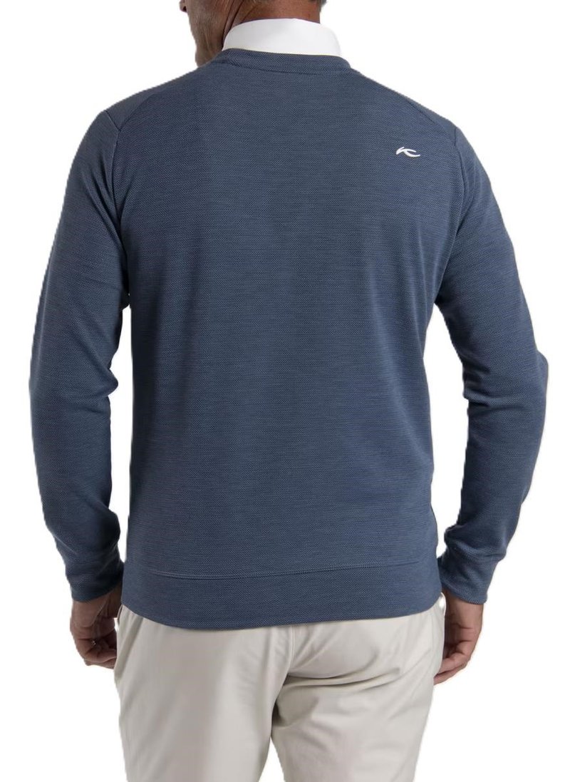 KJUS Essentials Crew Neck men's sweatshirt, riverbank/atlanta blue