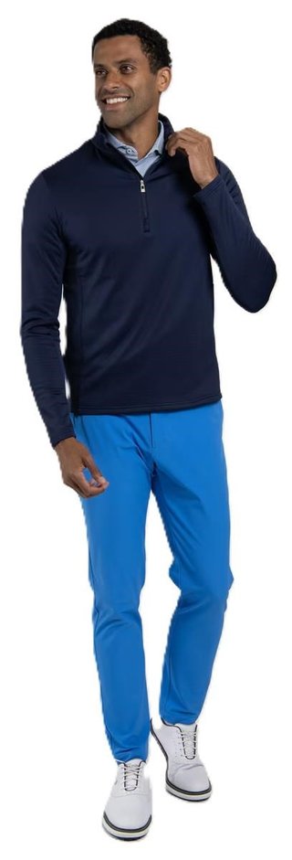 KJUS Hydraulic Midlayer Half-Zip men's sweatshirt, atlanta blue