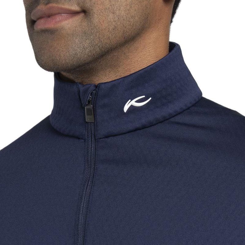 KJUS Hydraulic Midlayer Half-Zip men's sweatshirt, atlanta blue