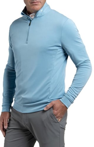 KJUS Kallen Half-Zip men's sweatshirt, atlas blue