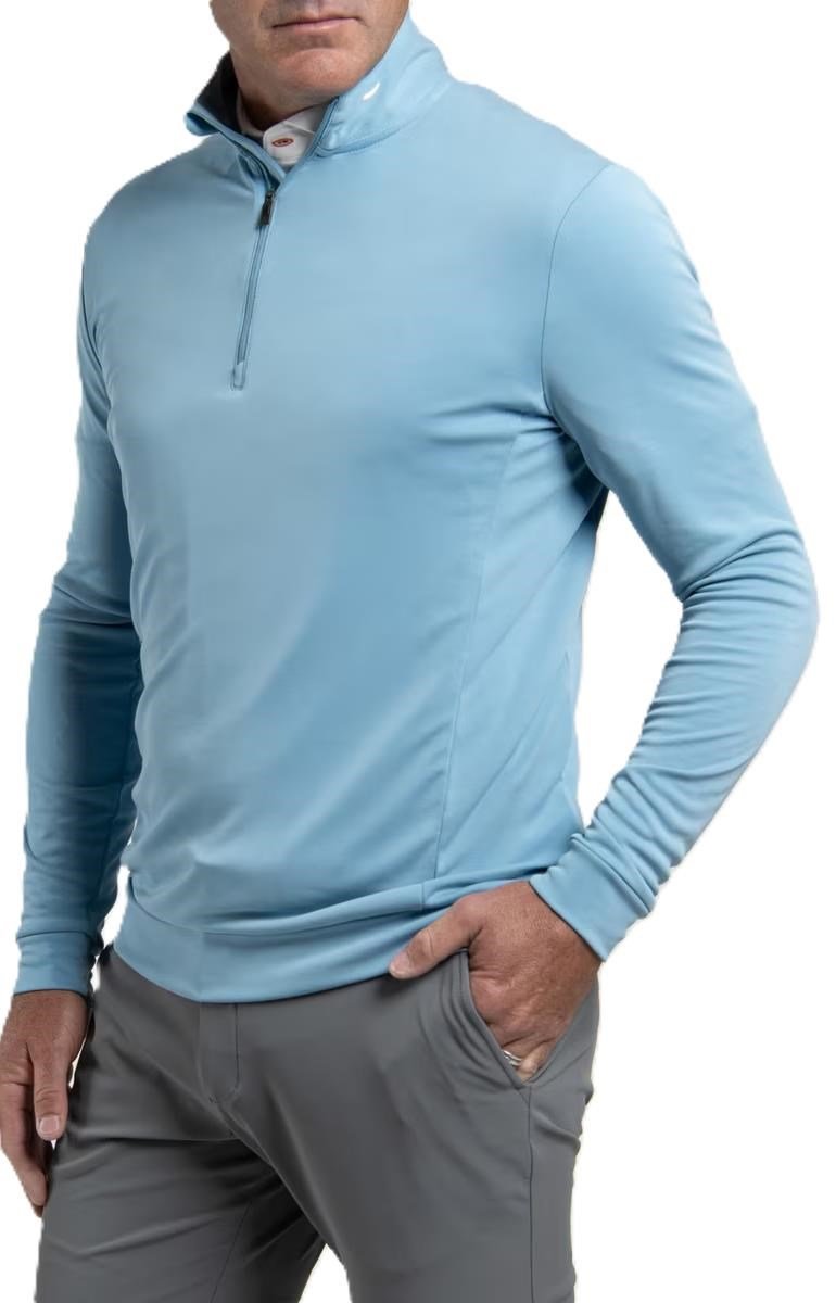KJUS Kallen Half-Zip men's sweatshirt, atlas blue