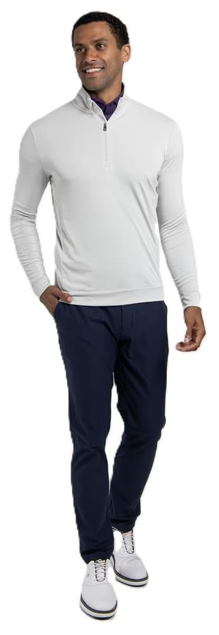 KJUS Kallen Half-Zip men's sweatshirt, alloy