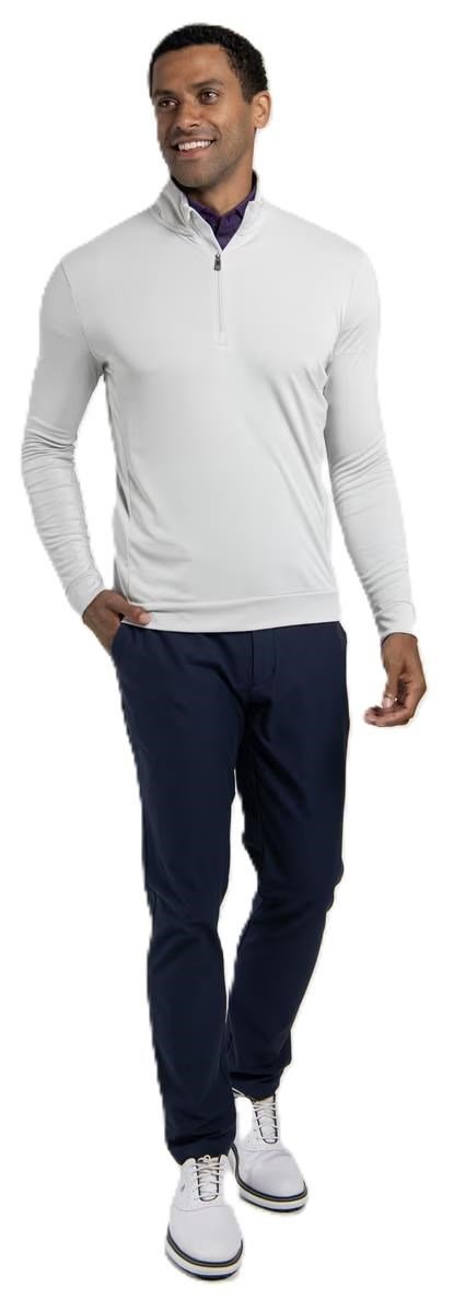 KJUS Kallen Half-Zip men's sweatshirt, alloy