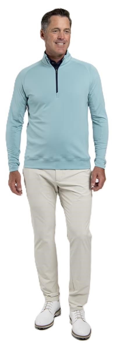 KJUS Keano Half-Zip men's sweatshirt, riverbank/atlanta blue
