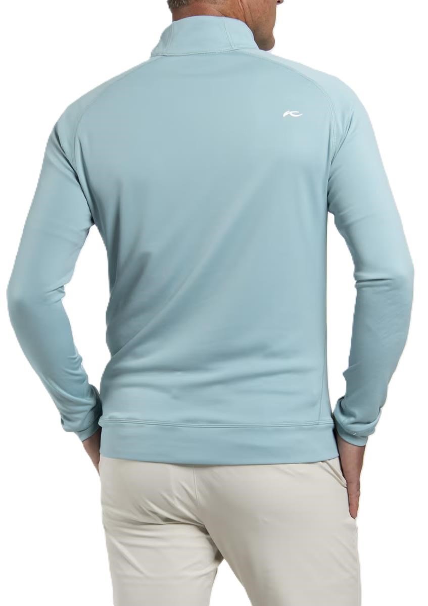 KJUS Keano Half-Zip men's sweatshirt, riverbank/atlanta blue