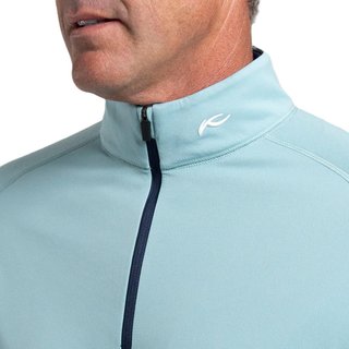 KJUS Keano Half-Zip men's sweatshirt, riverbank/atlanta blue