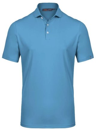 KJUS Cool Point men's polo, atlas blue