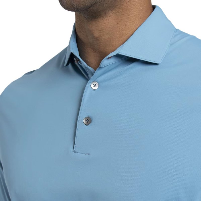 KJUS Cool Point men's polo, atlas blue