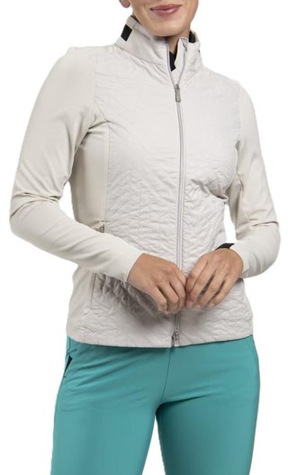 KJUS Retention women's jacket, oyster/black