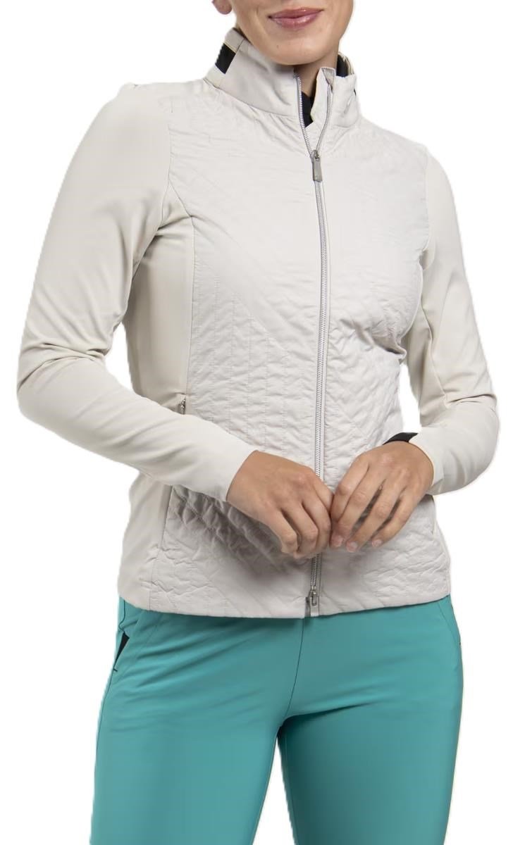 KJUS Retention women's jacket, oyster/black