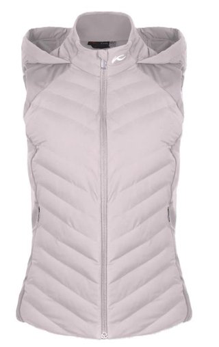 KJUS Sundance Hooded Gilet women's vest, oyster