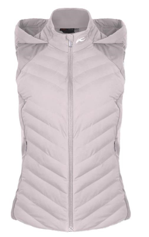 KJUS Sundance Hooded Gilet women's vest, oyster