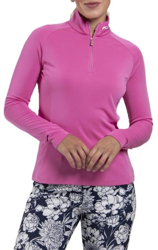 KJUS Kallena Half-Zip women's sweatshirt, peony