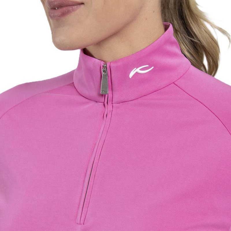 KJUS Kallena Half-Zip women's sweatshirt, peony