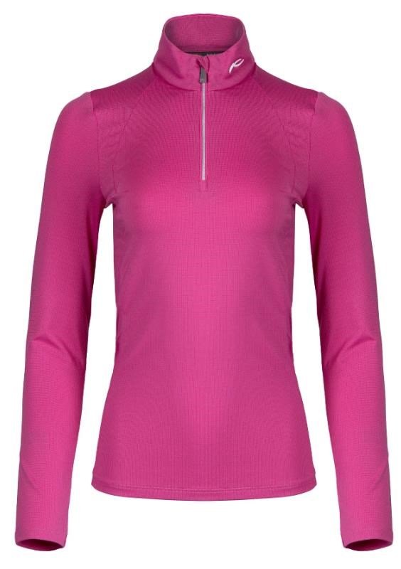 KJUS Collagen Midlayer Half-Zip women's sweatshirt, peony