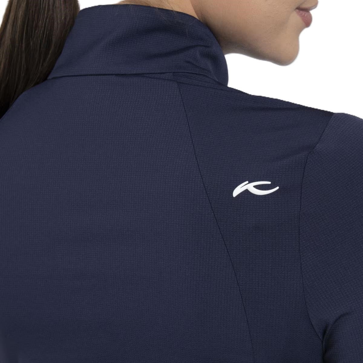 KJUS Collagen Midlayer Half-Zip women's sweatshirt, atlanta blue