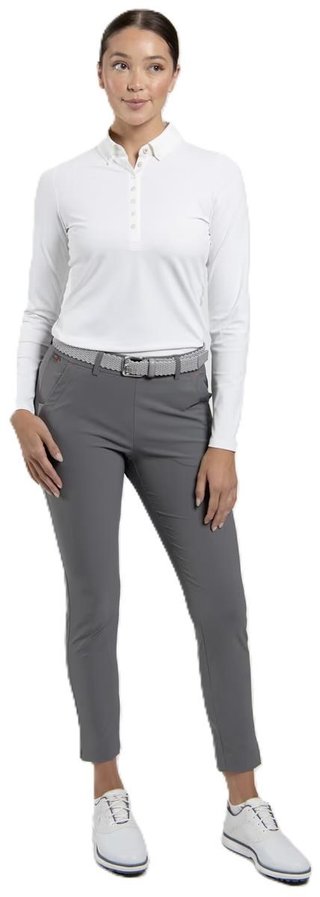 KJUS Catalina Cool longsleeve women's polo, white