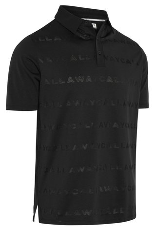 Callaway Mid Century Jacquard men's polo, anthracite