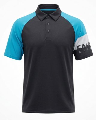 Callaway Modern Traveler Premium Mixed Texture men's polo, anthracite