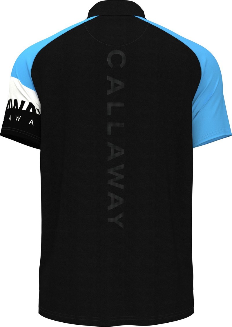 Callaway Modern Traveler Premium Mixed Texture men's polo, anthracite