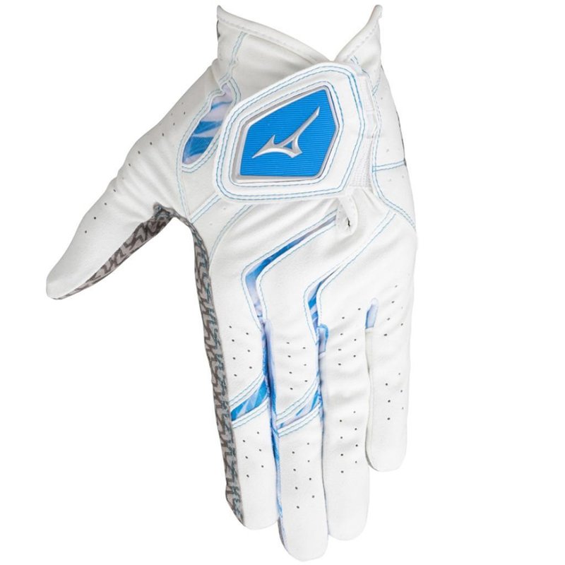 Mizuno Double Grip mens golf glove, white