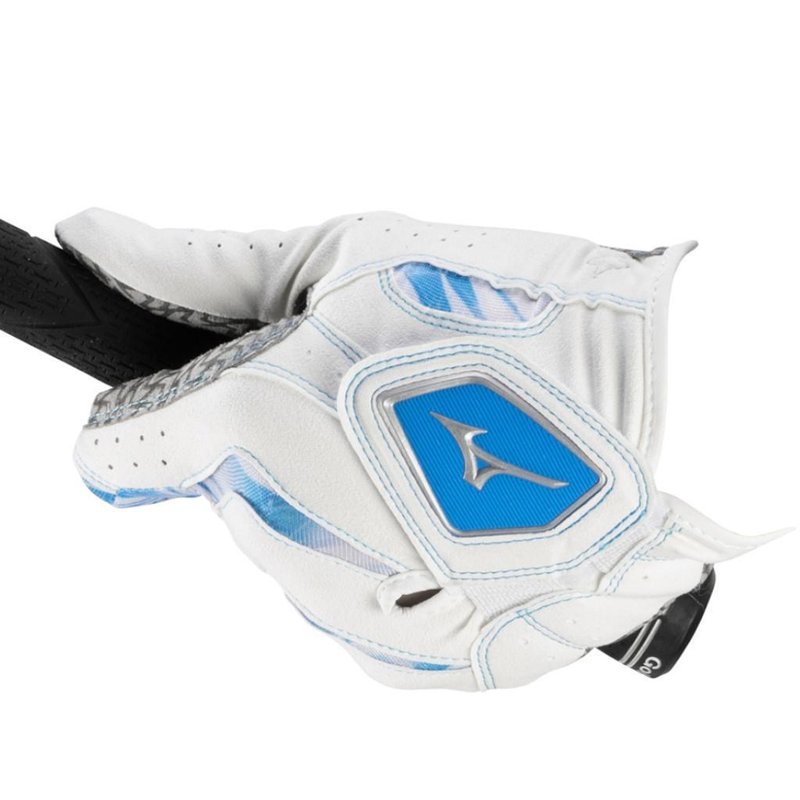 Mizuno Double Grip mens golf glove, white