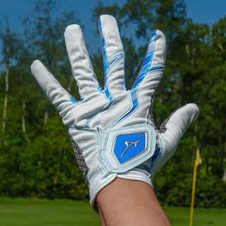 Mizuno Double Grip mens golf glove, white