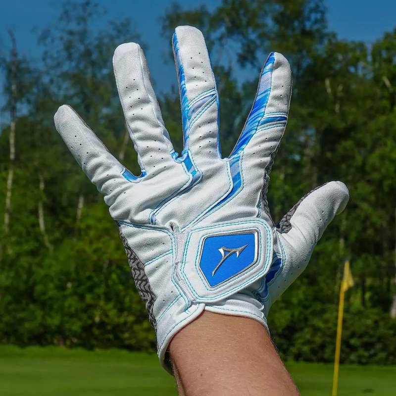 Mizuno Double Grip mens golf glove, white