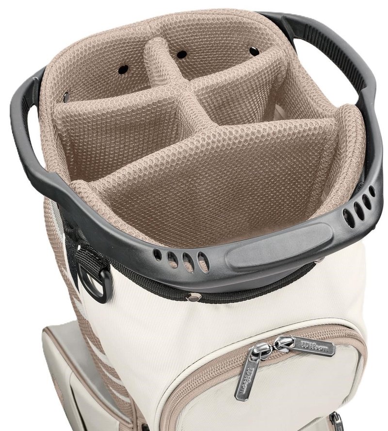 Wilson Aurora ladies stand bag, white/beige