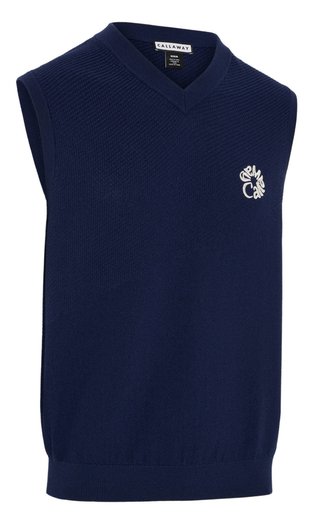 Callaway Mid Century men's vest, medieval blue