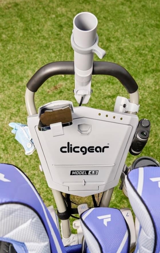 Clicgear 4.5 manual trolley, black